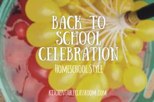 Back to School Celebration - Homeschool Style. Back to school celebration?? Is that when moms get together for a pool day after dropping kids off for 8 hours at school? Not at our house it isn't. (Although I wouldn't argue with an adult only pool party.) For my kids back to school this year means a kick off day of partying with their friends, swimming, a giant slip and slide, and hanging out with friends. Only part of the kids even realized this was the day their public school friends went back to school. We are out of the loop that way.