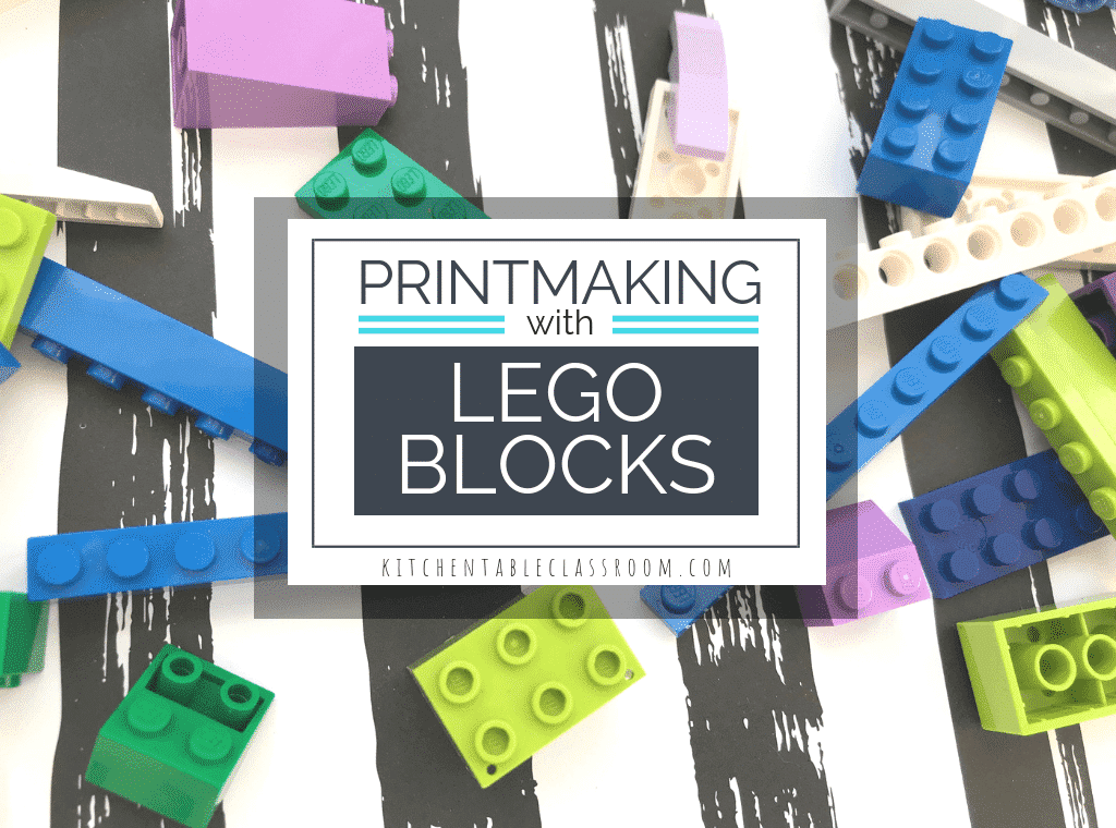 This simple Lego craft takes advantage of the huge variety of shapes & sizes Legos come in to make Lego prints in the shape of robots.