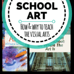 Homeschool mamas have a lot of things on their "to teach" list.It's easy to let the extras like home school art slide because they seem less than necessary.
