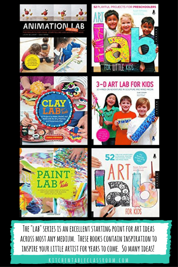 This list of art books is for those mamas that maybe don't consider themselves artists. These art books can inspire a single lesson or an entire curriculum.