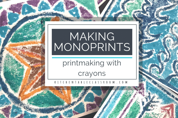 This monoprint project is full of texture & color. Grab the crayon and sandpaper and dig into this fun printmaking process for kids!