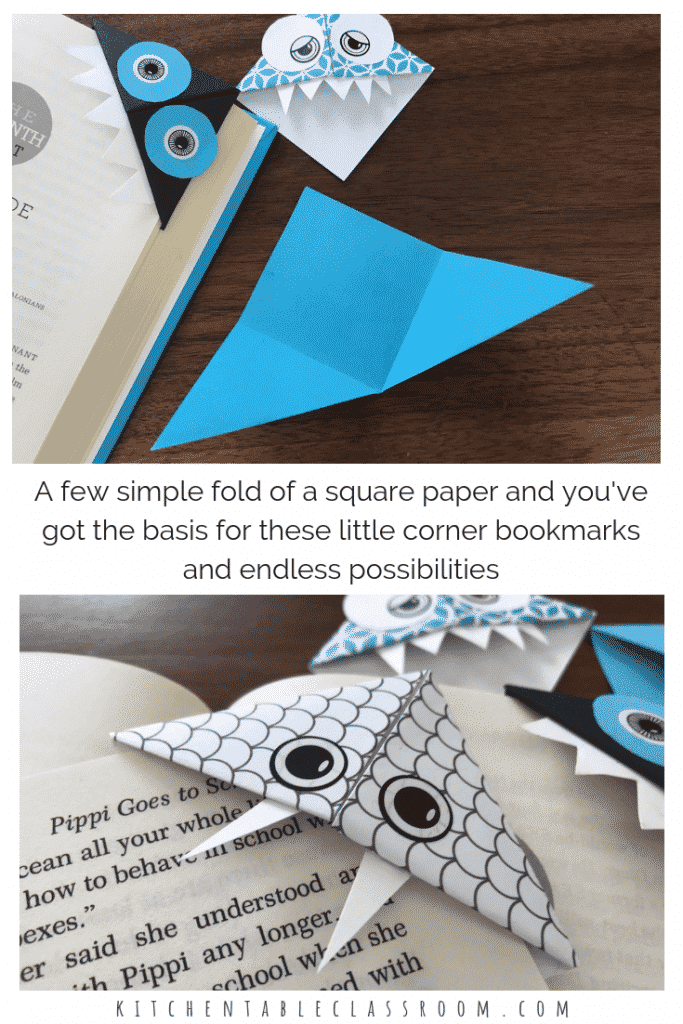 DIY Origami Bookmark- Printable Step by Step Instructions - The Kitchen  Table Classroom