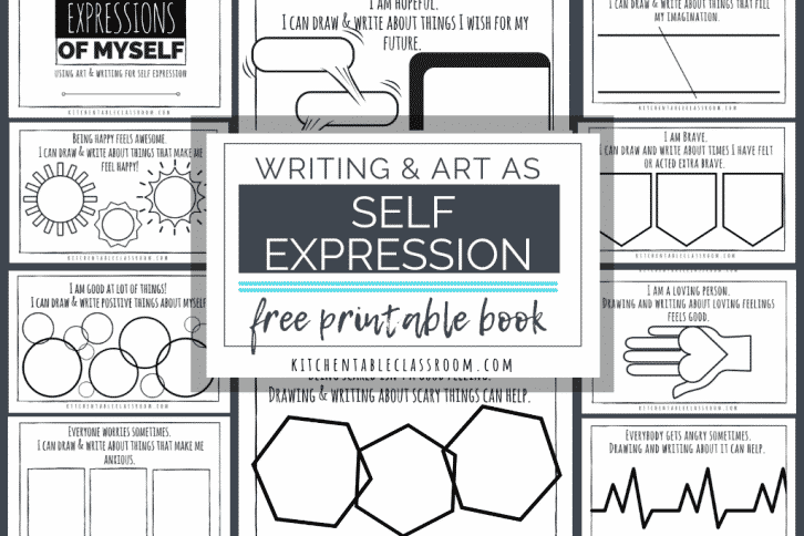 Use these printable self esteem worksheets as an easy first step in art as a means of self expression. Simple self esteem activities get your kiddo started!