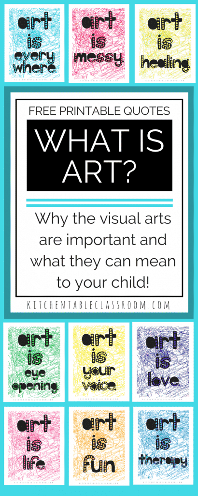 Do you have child that will grow up to be an artist? Will they make their living through fine art or commercial art? For those of you that shook your head no I encourage you to ask the question how can art encourage your child even if they aren't a gifted artist. What is art and how can it benefit every child?