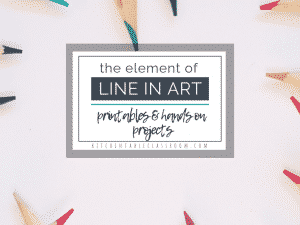Teaching the element of line in art is a fun & easy way to start with the elements of art. Use these printable resources & hands on activities to start now!