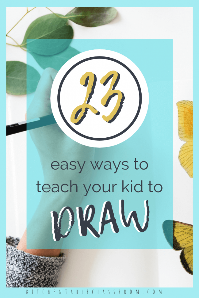 These drawing ideas for kids will teach techniques, concepts, & give your kiddo a chance to get some practice drawing. Drawing is a skill you CAN learn!