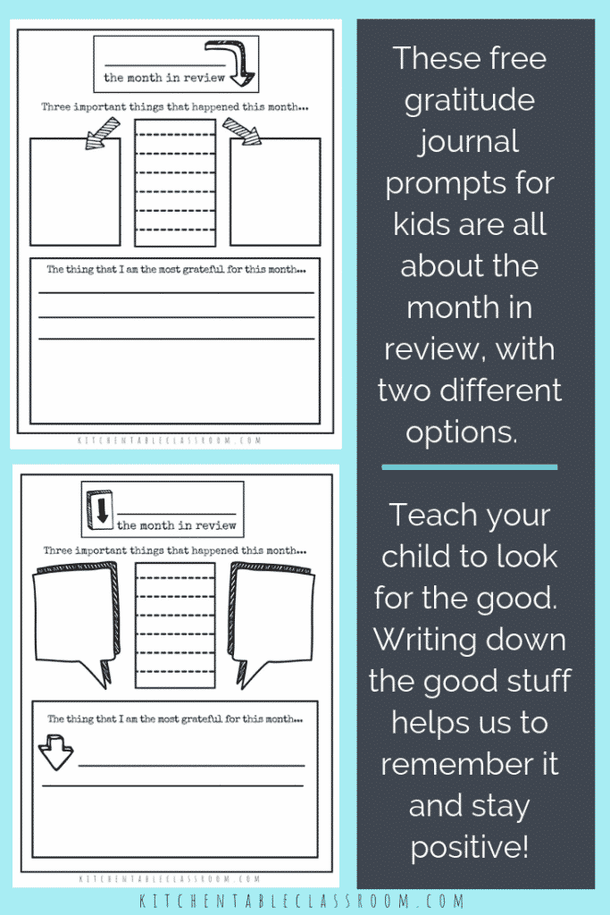 Use printable gratitude journal prompts to get in the habit of expressing written gratitude for the good every day! Gratitude journal templates make it easy
