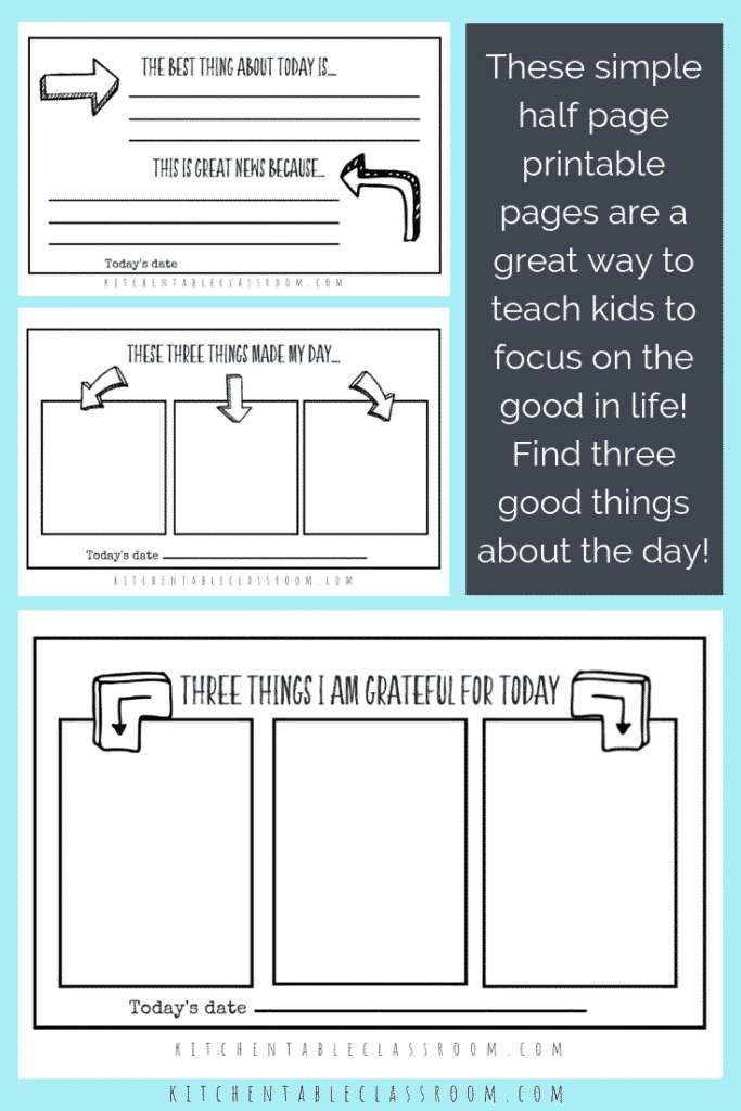 Use printable gratitude journal prompts to get in the habit of expressing written gratitude for the good every day! Gratitude journal templates make it easy