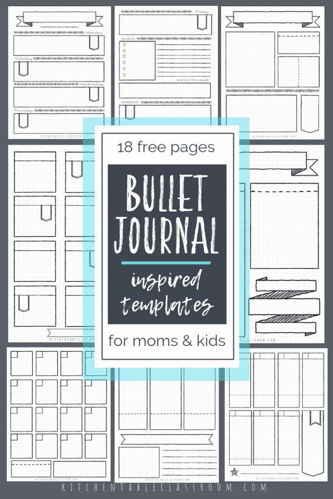 These bullet journal printables make diving into the bujo craze a piece of cake. Grab these free bullet journal templates, an ink pen, and go!