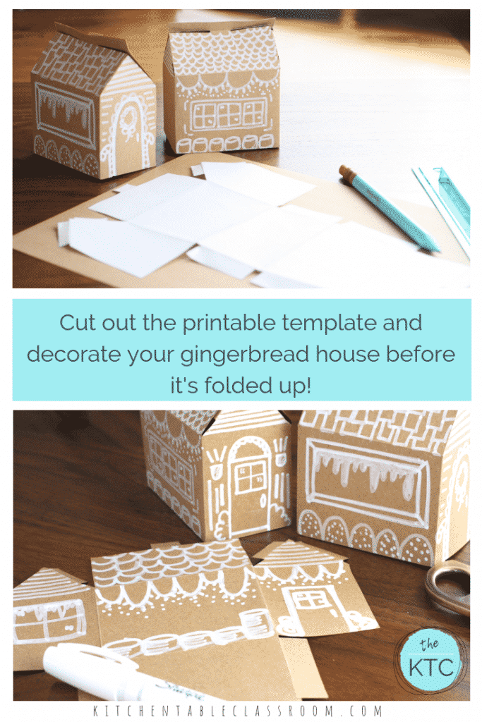Learn how to make a paper house the easy way with this free printable house template. Print, cut, & fold to get a paper house that's ready for any details!