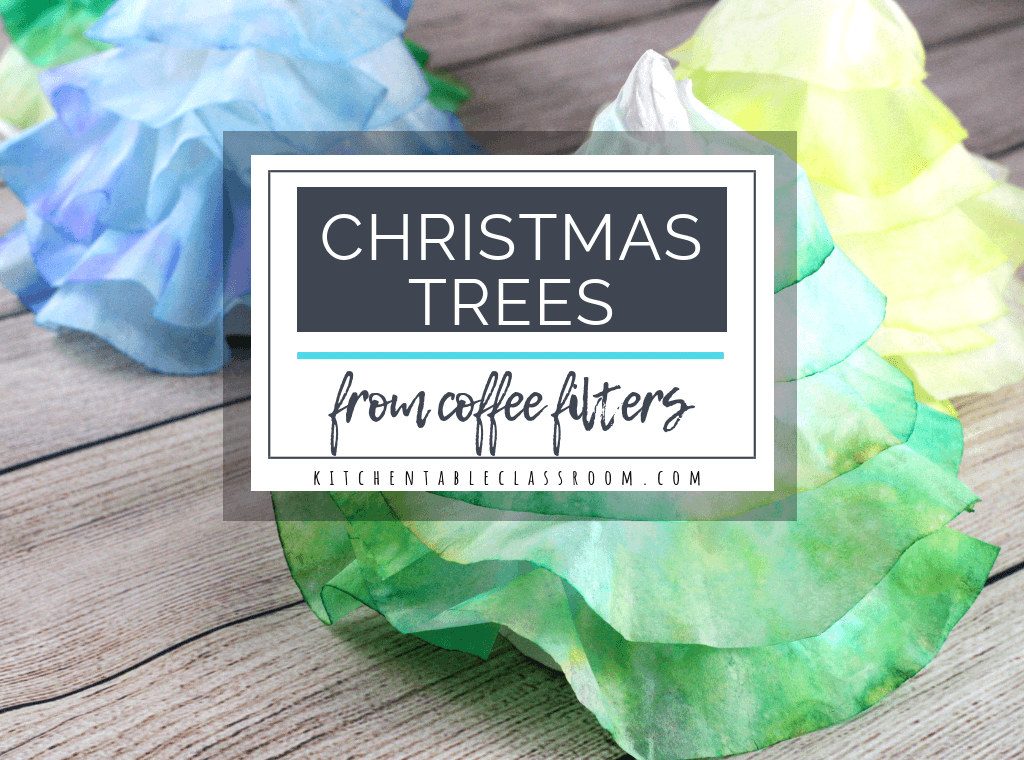 These coffee filter Christmas trees are so easy & inexpensive. All you need are paper plates, coffee filters, & markers. SO pretty and perfect for a group!