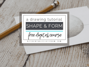 Learn drawing skills to turn a circle into a sphere with this free mini online course on shape and form. All you need is pencil, paper, & about 30 minutes!