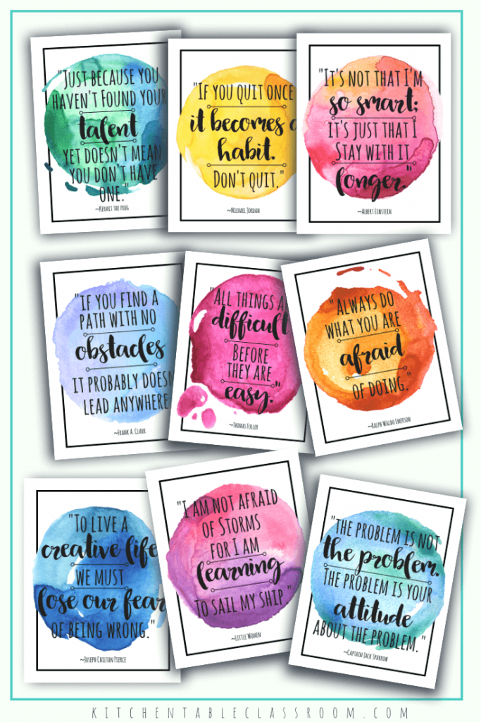 102 inspirational quotes for teachers are perfect for home or classroom use. Quotes about education, learning, & creativity will inspire your young people! 