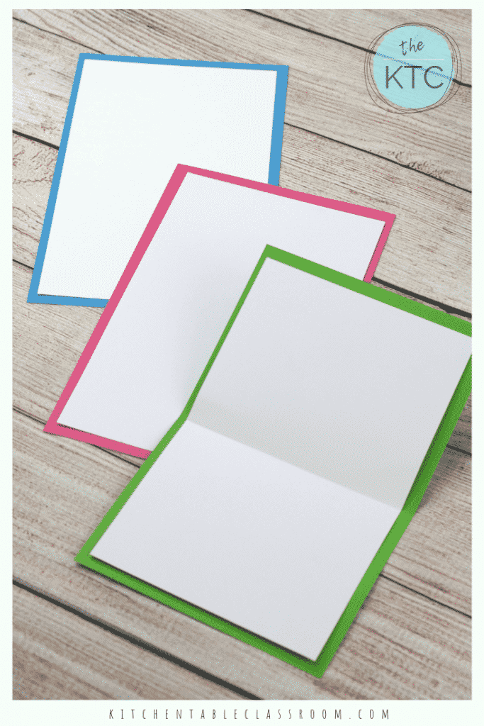 Build Your Own 3d Card With Free Pop Up Card Templates The Kitchen Table Classroom