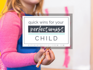 These ideas will provide quick wins for allowing your perfectionist kid to enjoy the creative process. No more frustration- start having fun with art!
