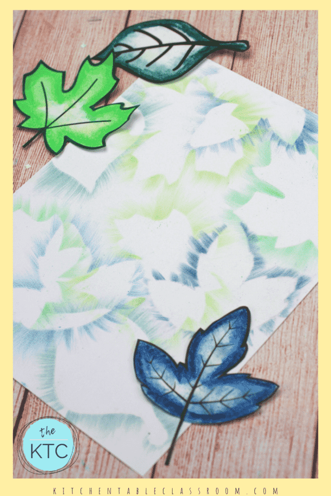 Easy Leaf Art for Kids - The Kitchen Table Classroom