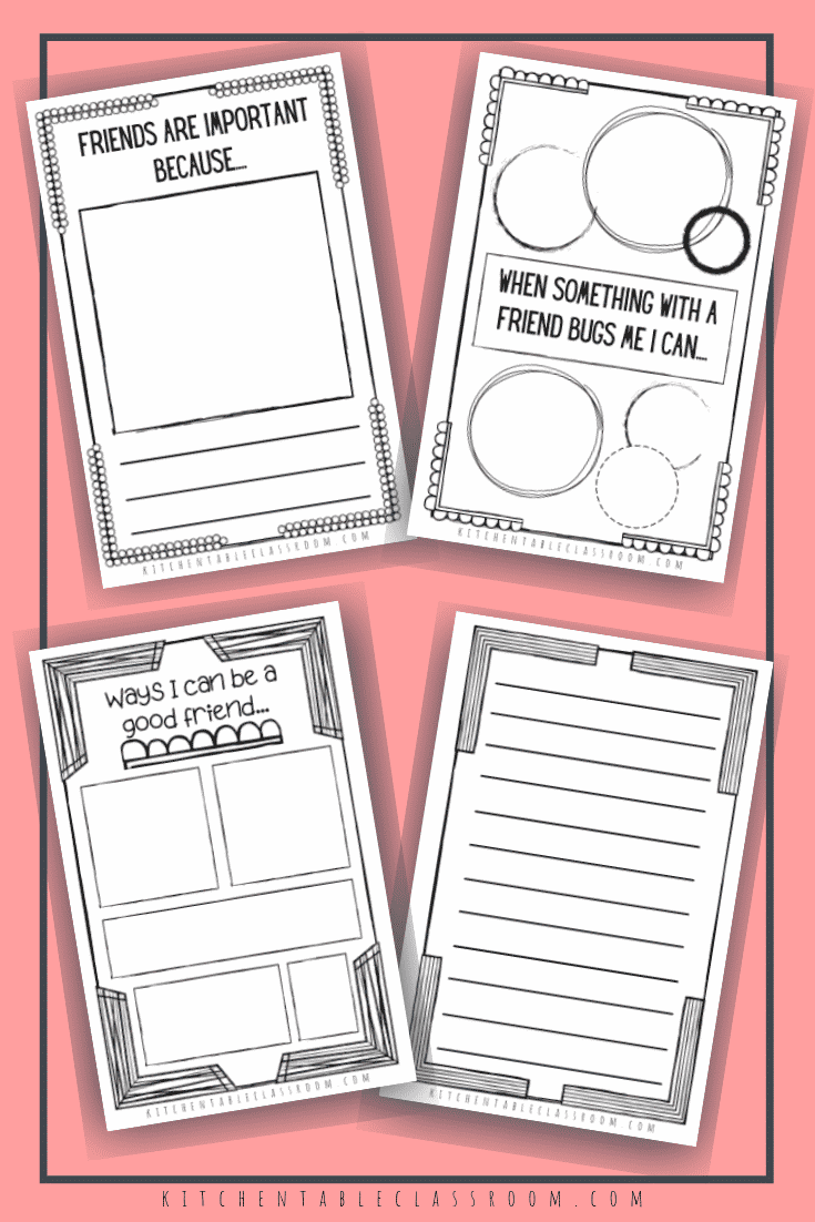 How To Be A Good Friend For Kids Friendship Activities 3 The Kitchen Table Classroom
