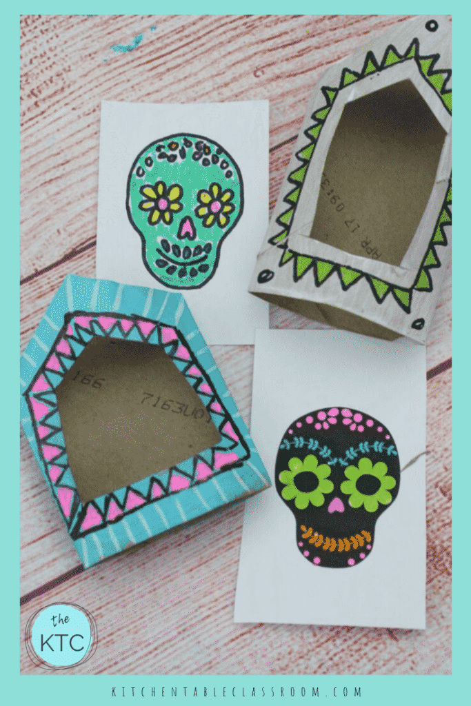 Create your own nicho box, or three dimensional shadowbox frame inspired by the Latin American holiday the Dia de los Muertos. #dayofthedead #diadelosmuertos