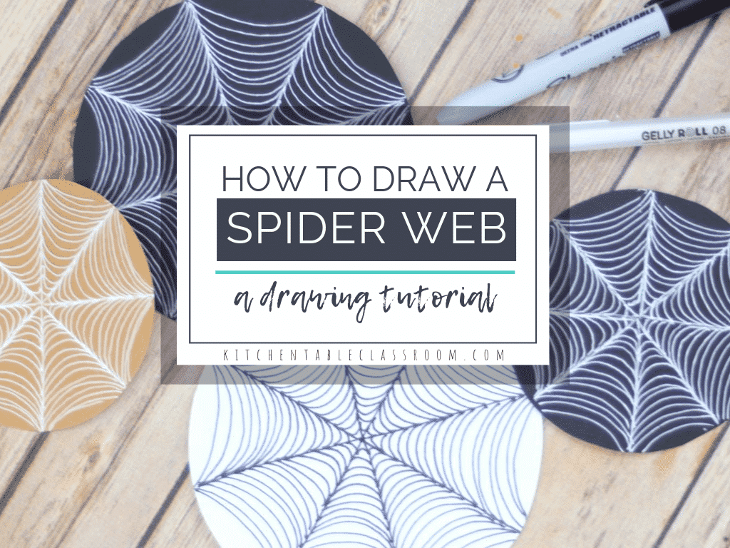 How to Draw a Spider Web- A Drawing Tutorial