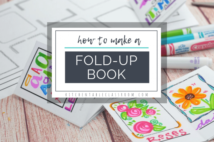 Learn how to make a book from a single piece of paper plus two free printable templates to make adorble single page books perfect for any subject!