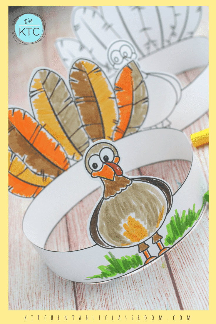 turkey headband thanksgiving crafts for kids 3 The Kitchen Table