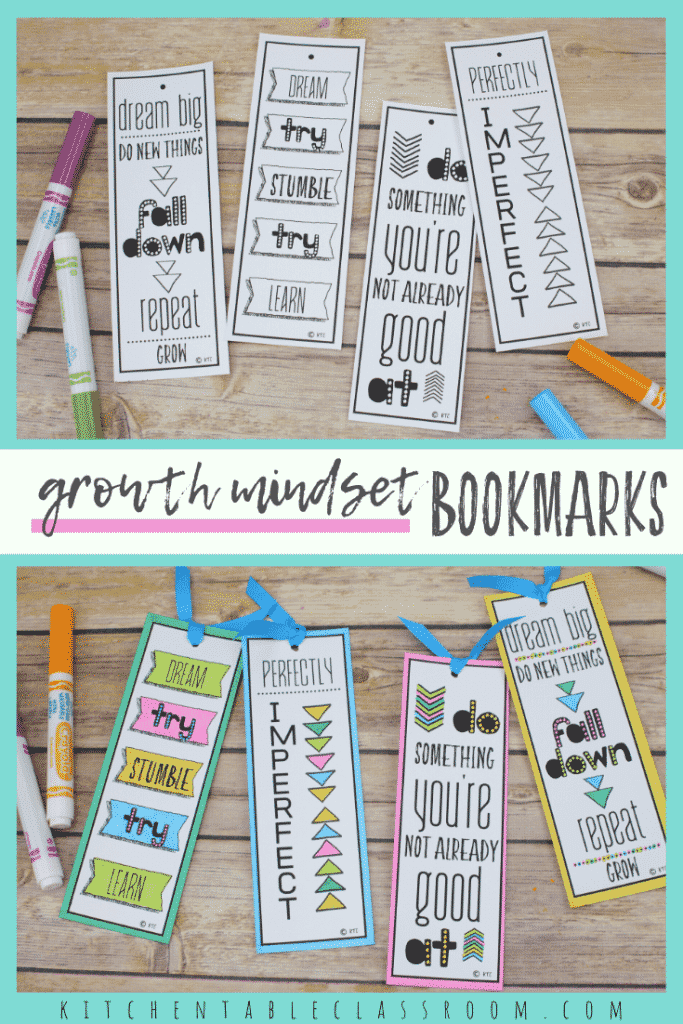 Growth Mindset Bookmarks