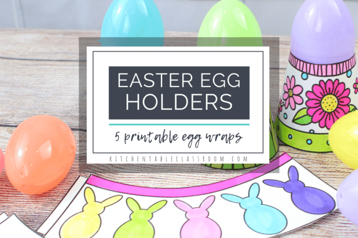 printable Easter egg holders