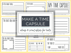 time capsule ideas for kids