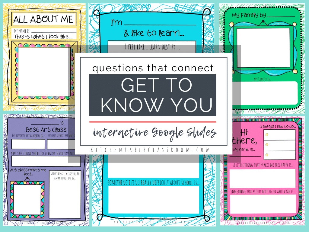 Use this fun interactive Google Slides activity to get to know your students as a fun back to school activity.