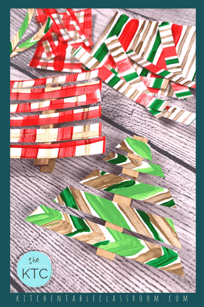 This sweet paper Christmas tree craft is a simple way to celebrate!