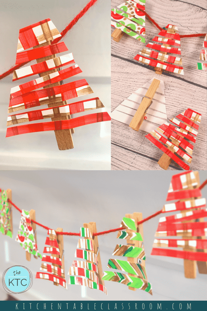 This easy DIY paper Christmas garland is a fun Christmas craft for any age!