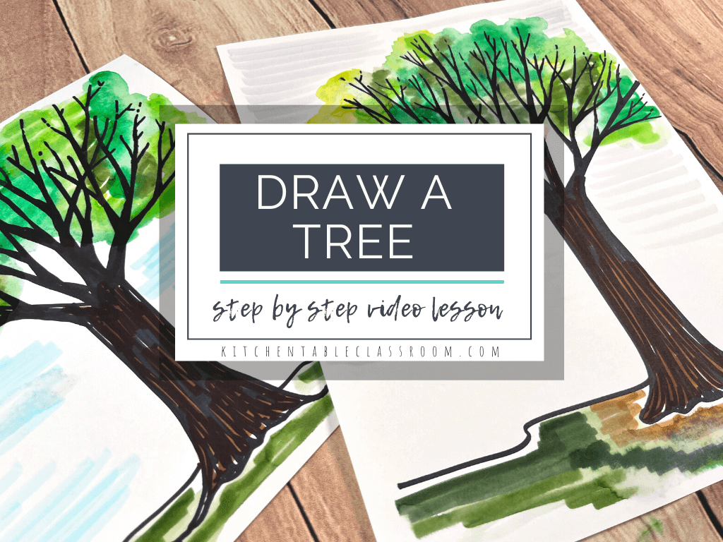 Tree Drawing - How To Draw A Tree Step By Step!-saigonsouth.com.vn