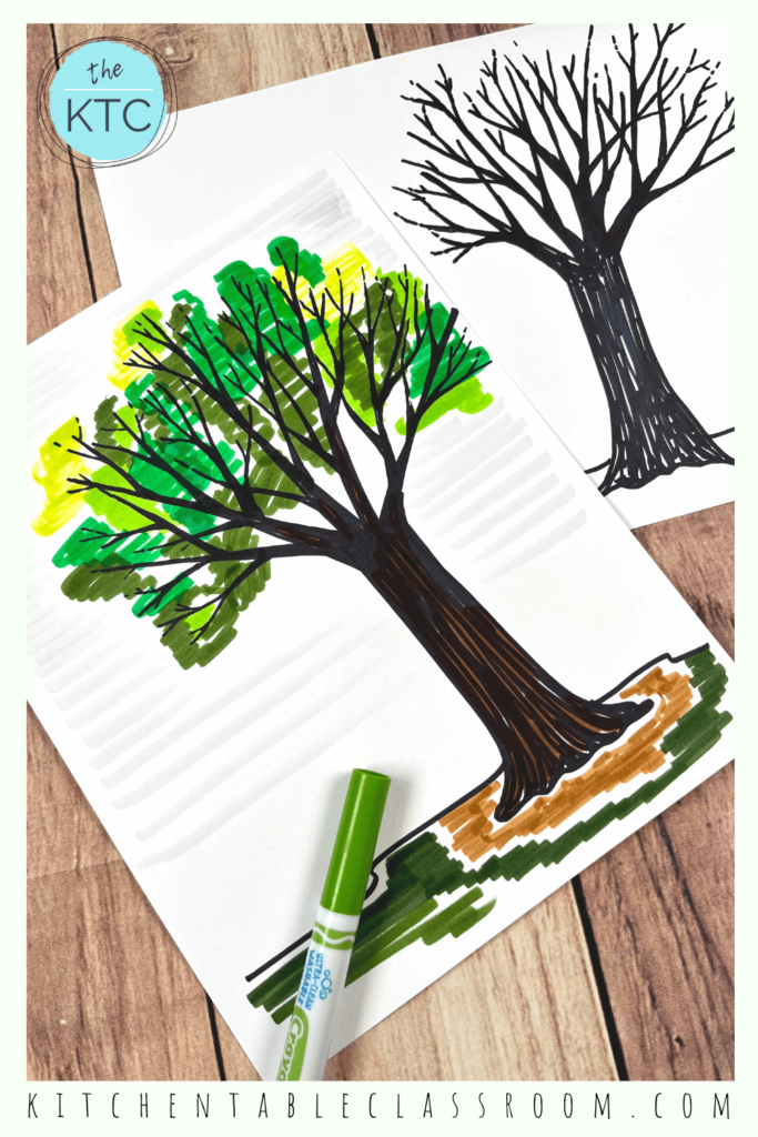 Learn how to draw a tree for kids with these easy step by step directions.
