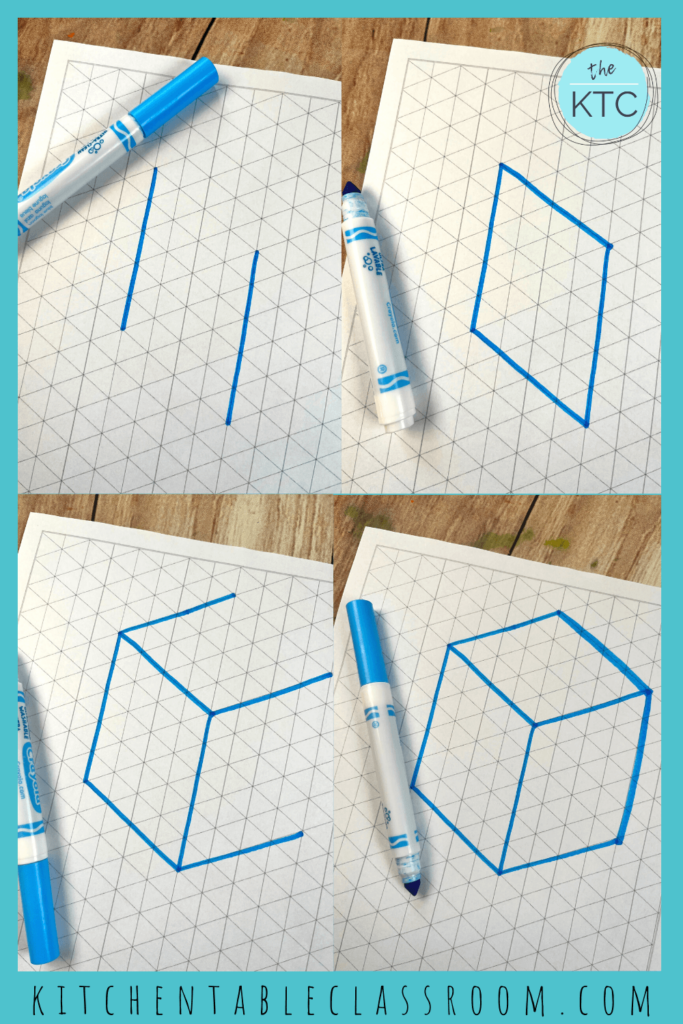 Learn how to create an isometric drawing with this step by step drawing lesson.