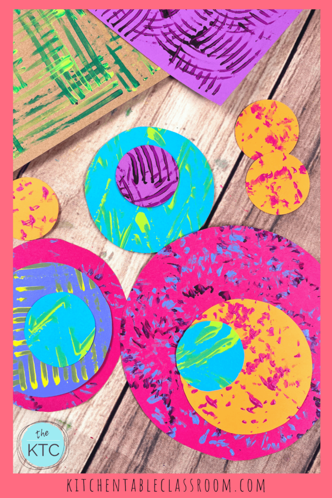 Explore the cutting circles with this fun circle flower craft.
