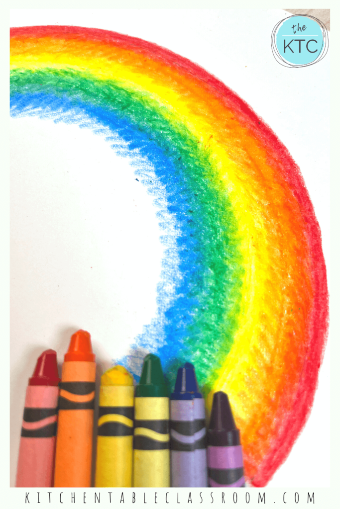 Learn to draw a rainbow with just seven crayons.