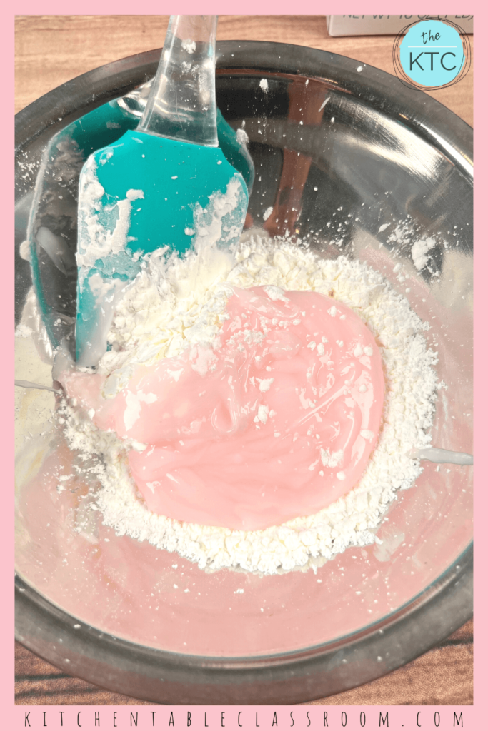 Easy homemade cloud dough recipe that requires only cornstarch and hair conditioner.