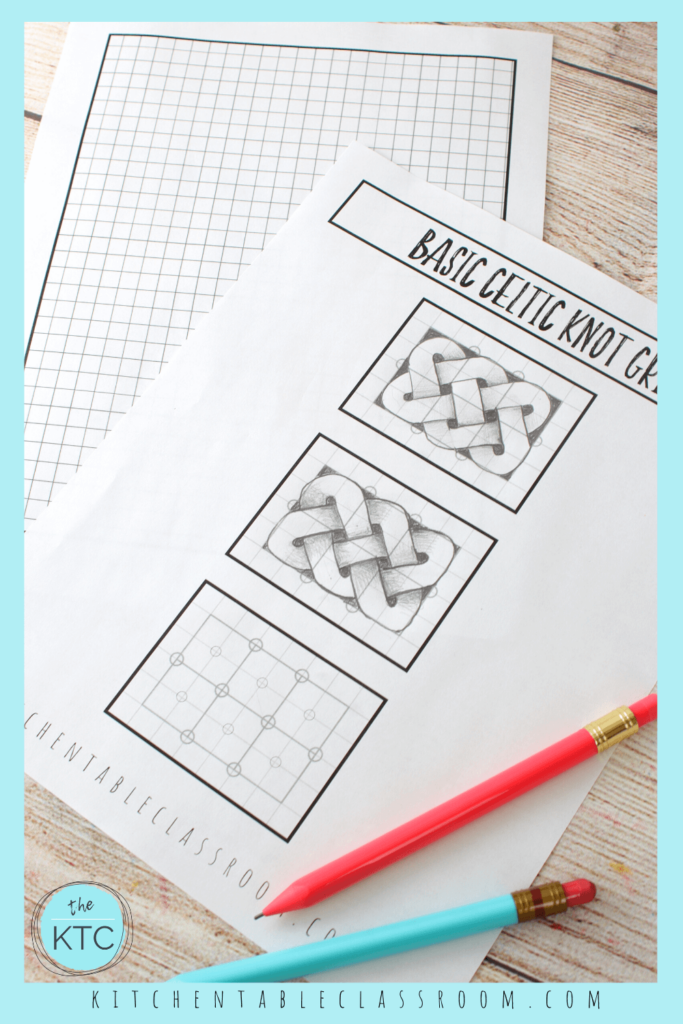 This lesson will teach you how to teach your kids how to draw three different Celtic knots.