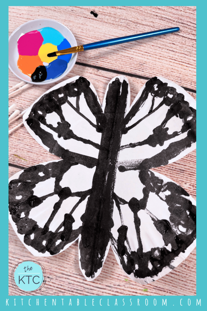 Learn about symmetry and nature with these easy paper plate butterflies!